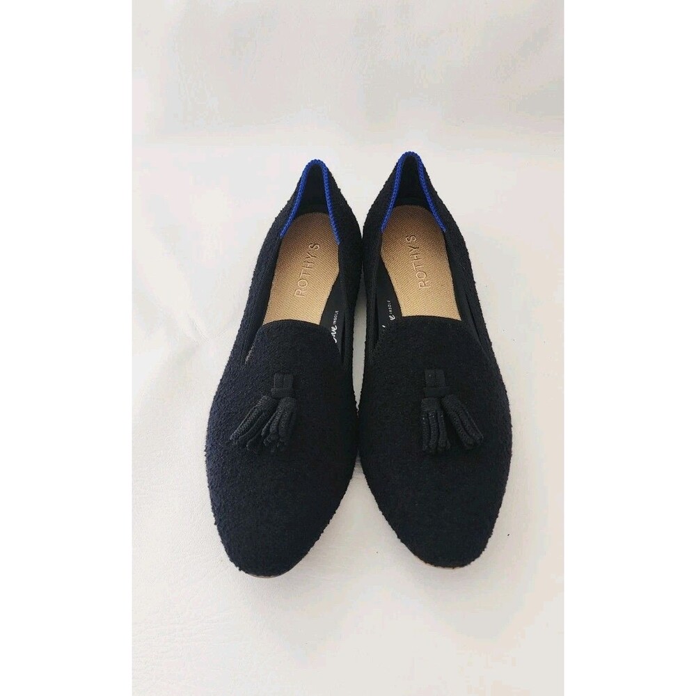 BNWOB Rothy’s Black Almond Tassel Loafer 10